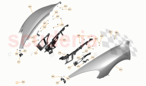 4 - A4 - PANELS, GLAZING, AND PAINT - 4.3 - 03 - FRONT FENDERS - 625C & 650S