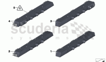 Op.unit, suppl.seat functions, rearcabin