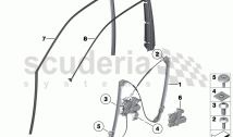 EL.FRONT DOOR WINDOW LIFTING MECHANISM