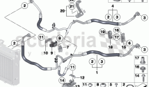 Engine oil cooler pipe