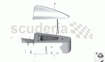 Single parts, teleph.antenna multi-band