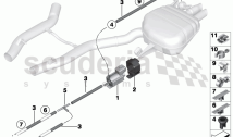 Vacuum control, exhaust flap