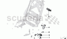 Seat, front, actuations electr.