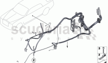 Door cable harness