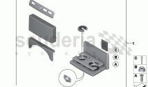 Retrofit milled aluminium drinks holder