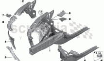 WHEELHOUSE/ENGINE SUPPORT
