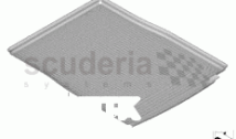 Fitted luggage compartment mat