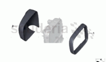 Exterior mirror covers, bluechrome