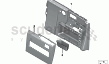 Rear door trim panel, big pocket