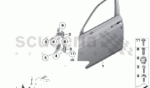 FRONT DOOR-HINGE/DOOR BRAKE