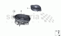 Single parts, Top/HiFi instrument panel