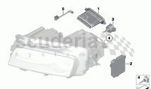 Headlight, electronic components/bulbs