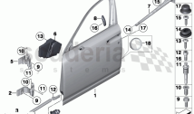 FRONT DOOR-HINGE/DOOR BRAKE