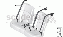 Safety belt rear