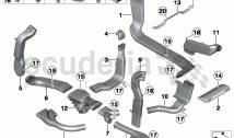 Air ducts under floor