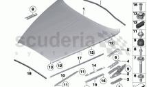 ENGINE HOOD/MOUNTING PARTS