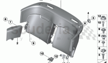 Seat, backrest, rear