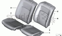 Front seat, cover / pad