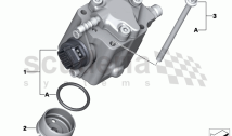 High pressure pump, injection system