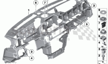 Carrier instrument panel