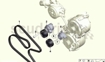 Belt Drive Water Pump/Alternator
