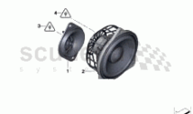 SINGLE PARTS F REAR DOOR TOP-HIFI SYST.