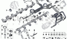 Fuel injection system - fuel line