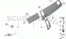 Decorative trims, instrument panel