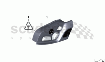Switch, seat adjustment, rear cabin