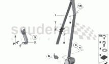 Safety belt front