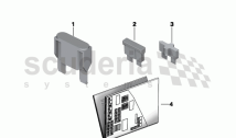 Single components for fuse housing