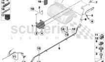 Fuel tank breather line/carbon canister