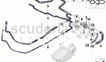 Coolant lines, rear air conditioning