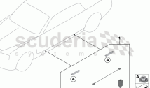 Retrofit, illuminated treadstrips
