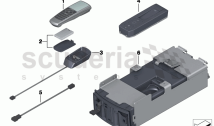 Bluetooth telephone, rear compartment