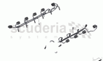 Wiring harness injection valve/ignition