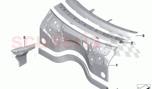 Splash wall parts
