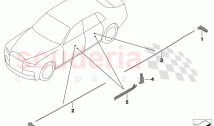 LED module fibre optic conductor door