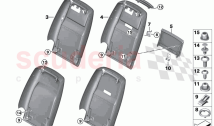 Seat front rear panel I
