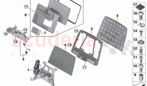 Seat front rear panel II