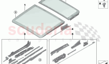 Panorama roof glass slide tilt sunr pan