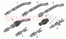 Double leaf spring contact