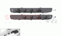 Seat functions rear pass compartment