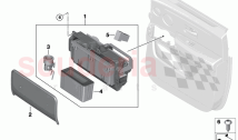 Rear door ashtray