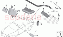 Single parts f antenna diversity