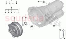 GA8HP90Z Torque converter seal elements