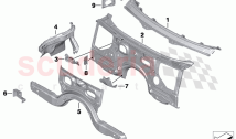 Splash wall parts