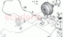 Power brake unit depression