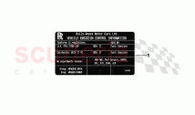 Label Exhaust emission