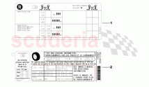 Label tire pressure